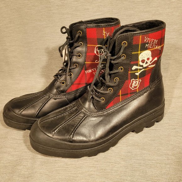 Polo by Ralph Lauren Udel Duck Boots, Shearling lined, size 11.5 - Picture 4 of 7